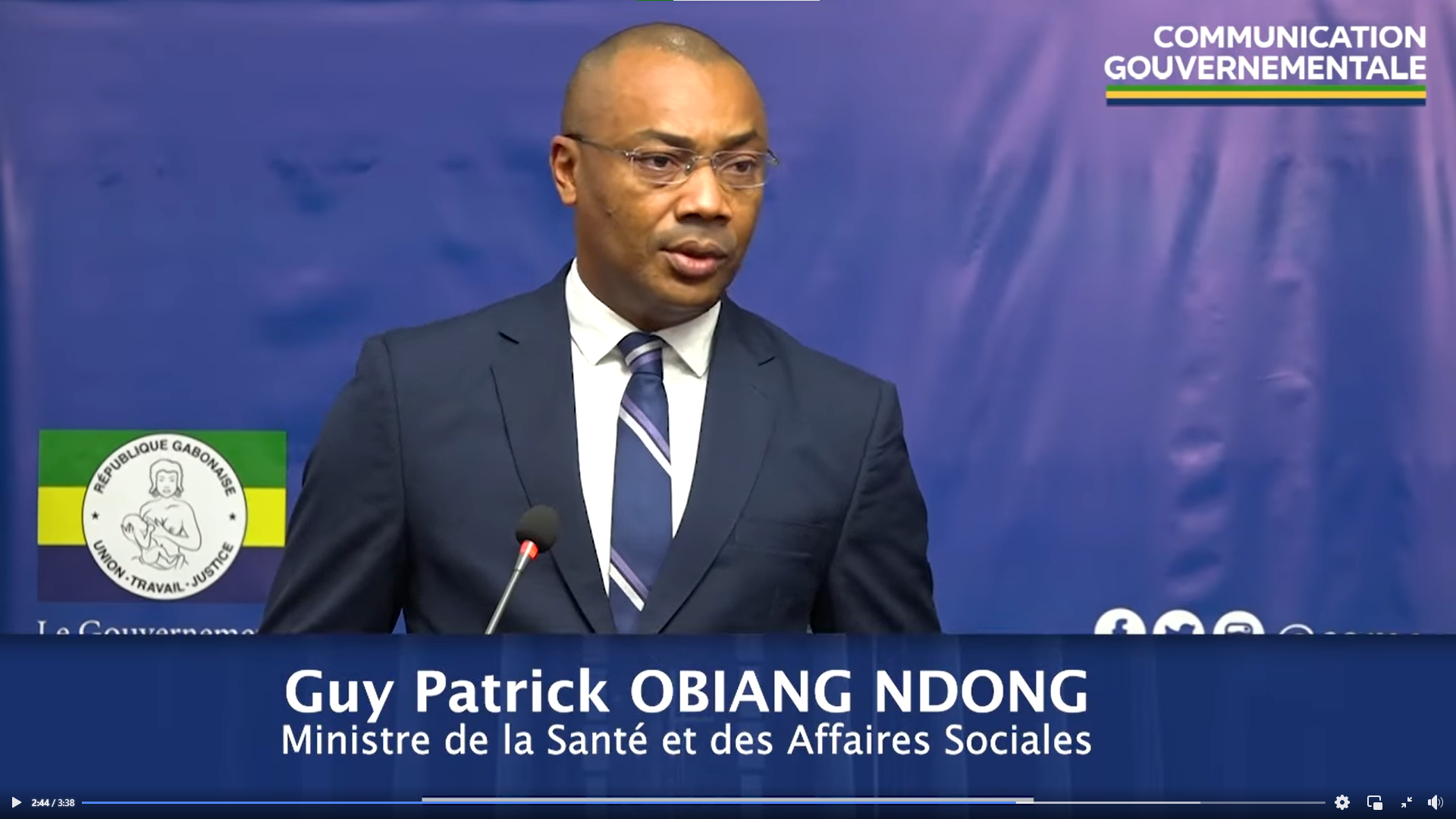 [Conférence de presse]