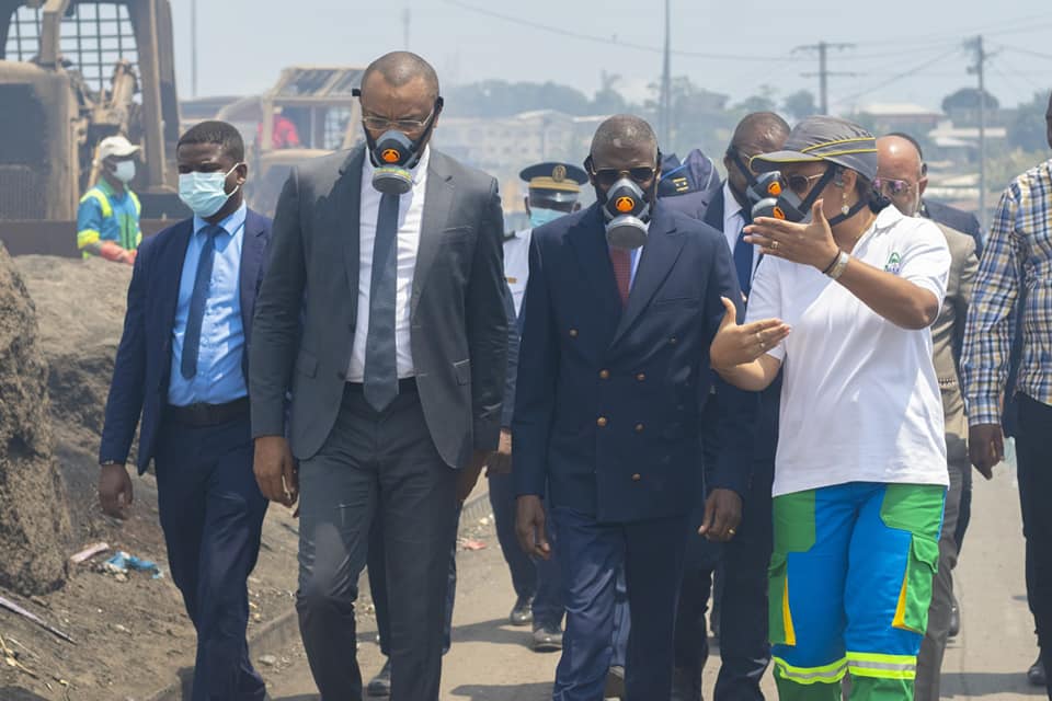 Descente de terrain à la décharge de Mindoubé.