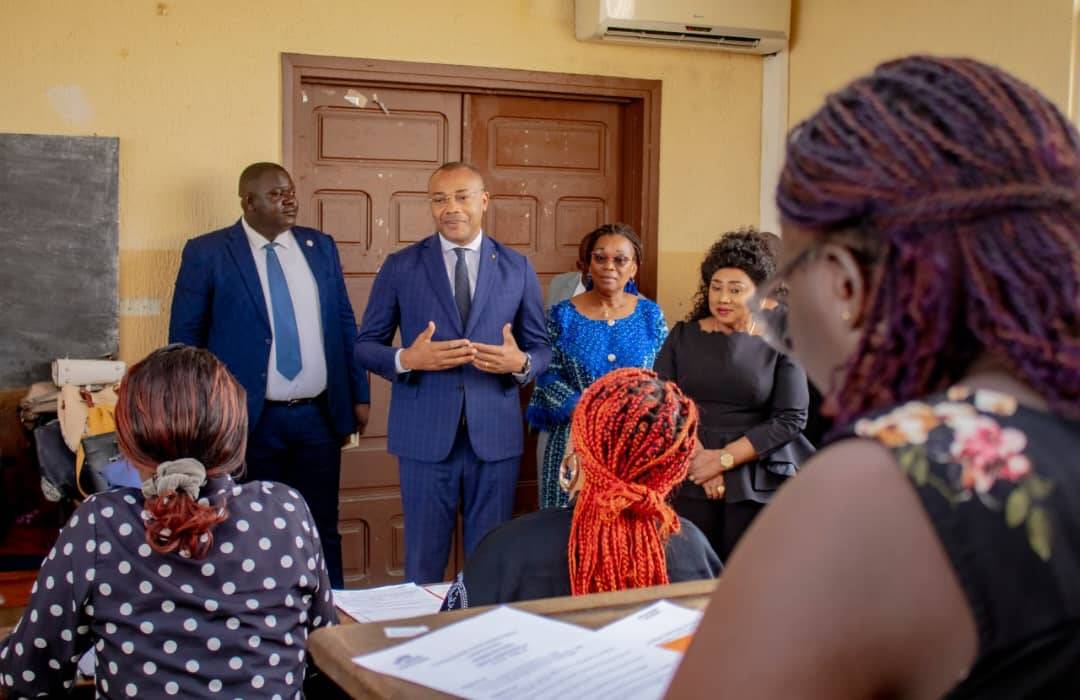 Visite au Centre d'examen de l'INFASS.