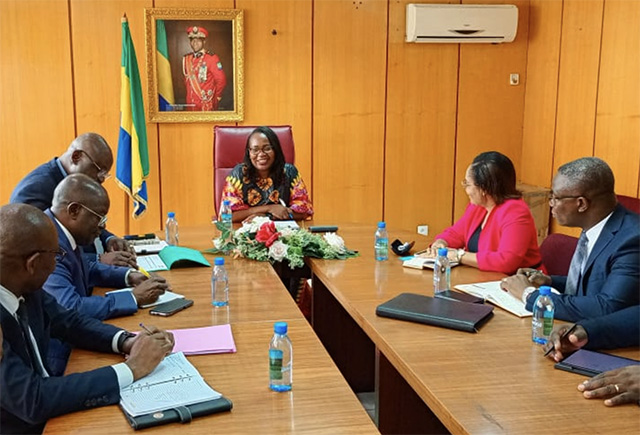 Une délégation de la Cipres chez Nadine Nathalie Awanang 