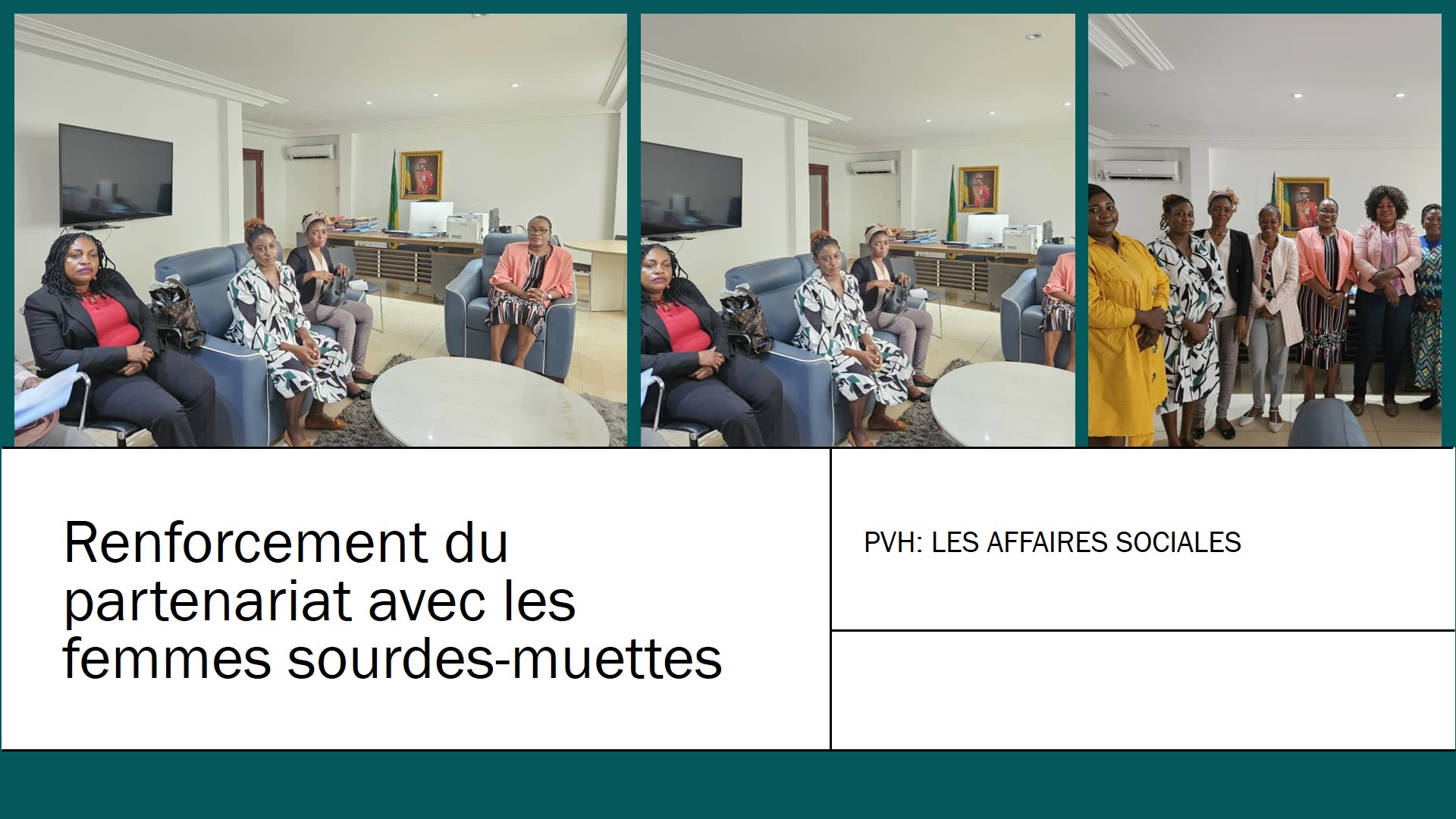 PVH: Les Affaires sociales renforcent leur partenariat avec les femmes sourdes - muettes.