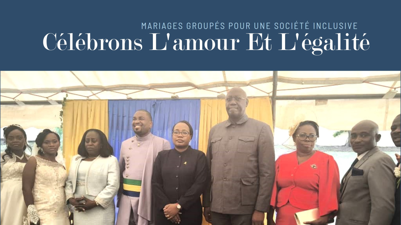 Politique Sociale inclusive : Célébration des mariages groupés visant à promouvoir le vivre ensemble et l'égalité des droits.
